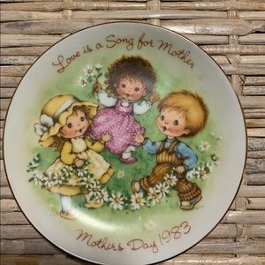 Vintage Avon Plate “Love is a song for Mother”